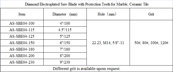 SBE04 Diamond Electroplated Saw Blade with Protective Teeth for Marble, Ceramic Tile.png