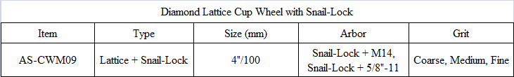 CWM09 Diamond Lattice Cup Wheel with Snail-Lock.png
