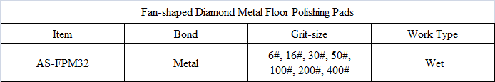 FPM32 Fan-shaped Diamond Metal Floor Polishing Pads.png