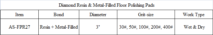 FPR27 Diamond Resin & Metal-Filled Floor Polishing Pads.png